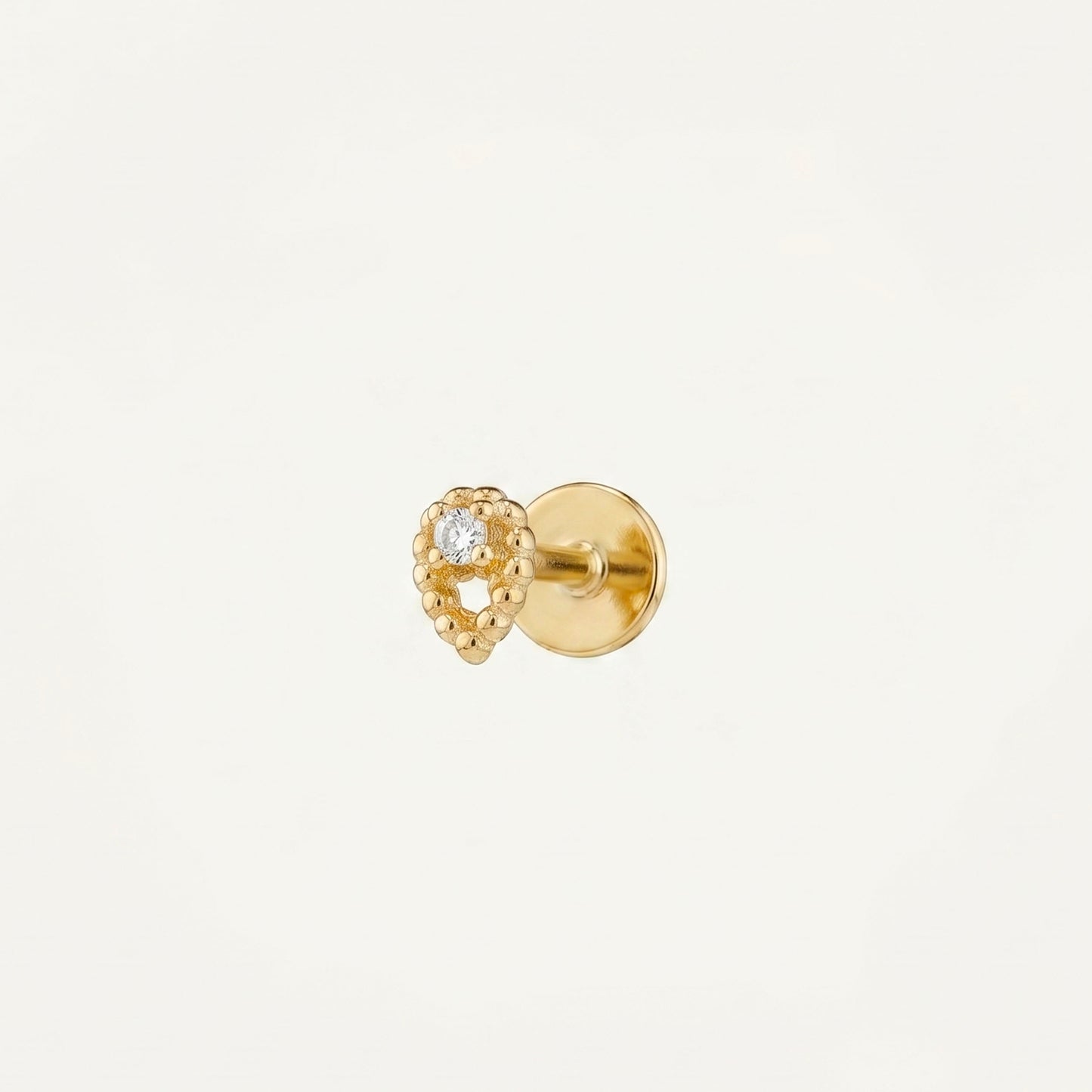 Tiny Teardrop Threaded Labret
