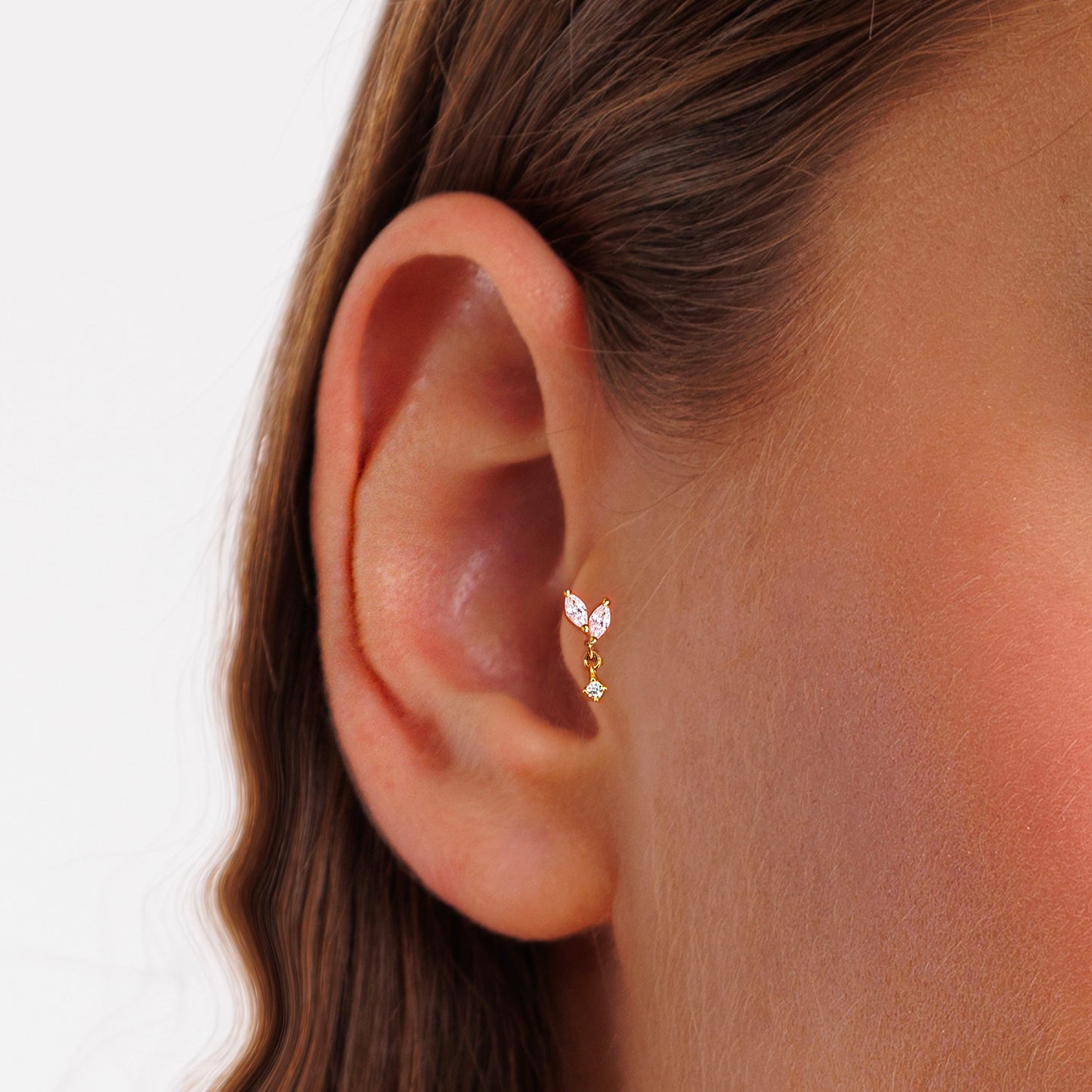 Marquise Dangle Push Pin