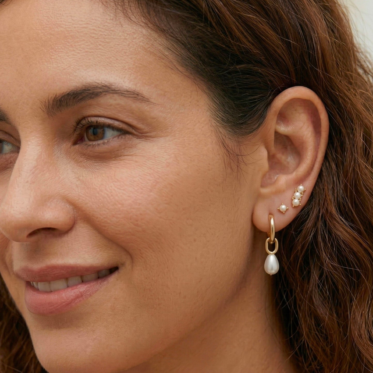 Pearl Dangle Set