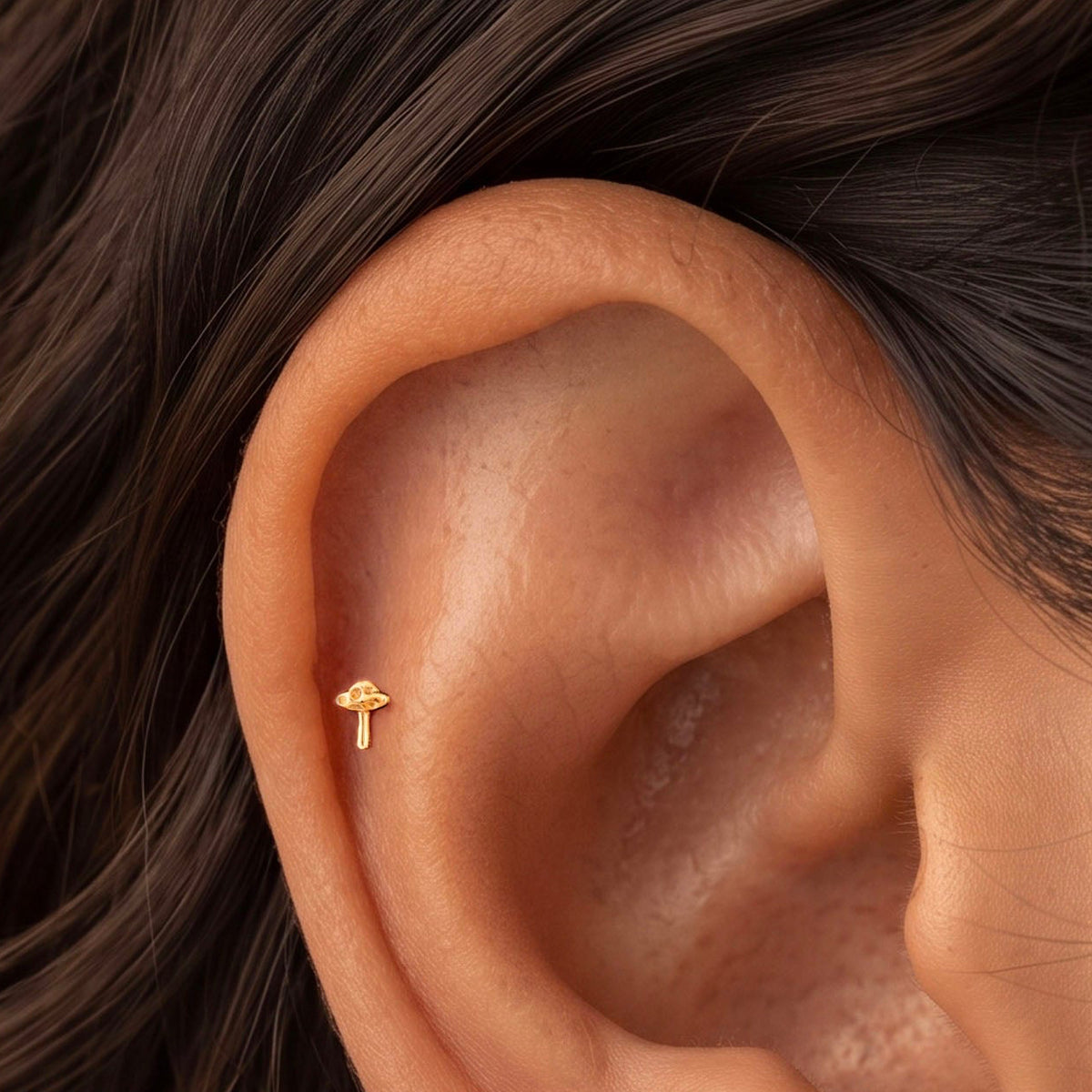 Tiny Mushroom Push Pin