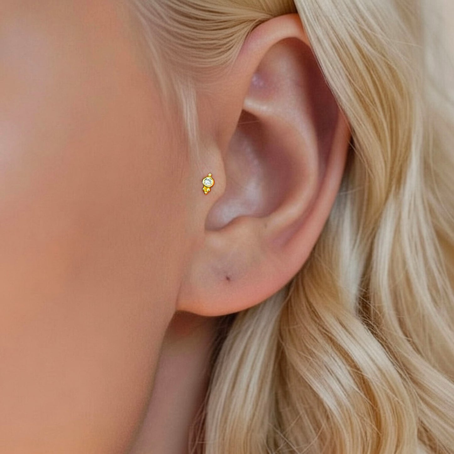 Princess Bezel Push Pin