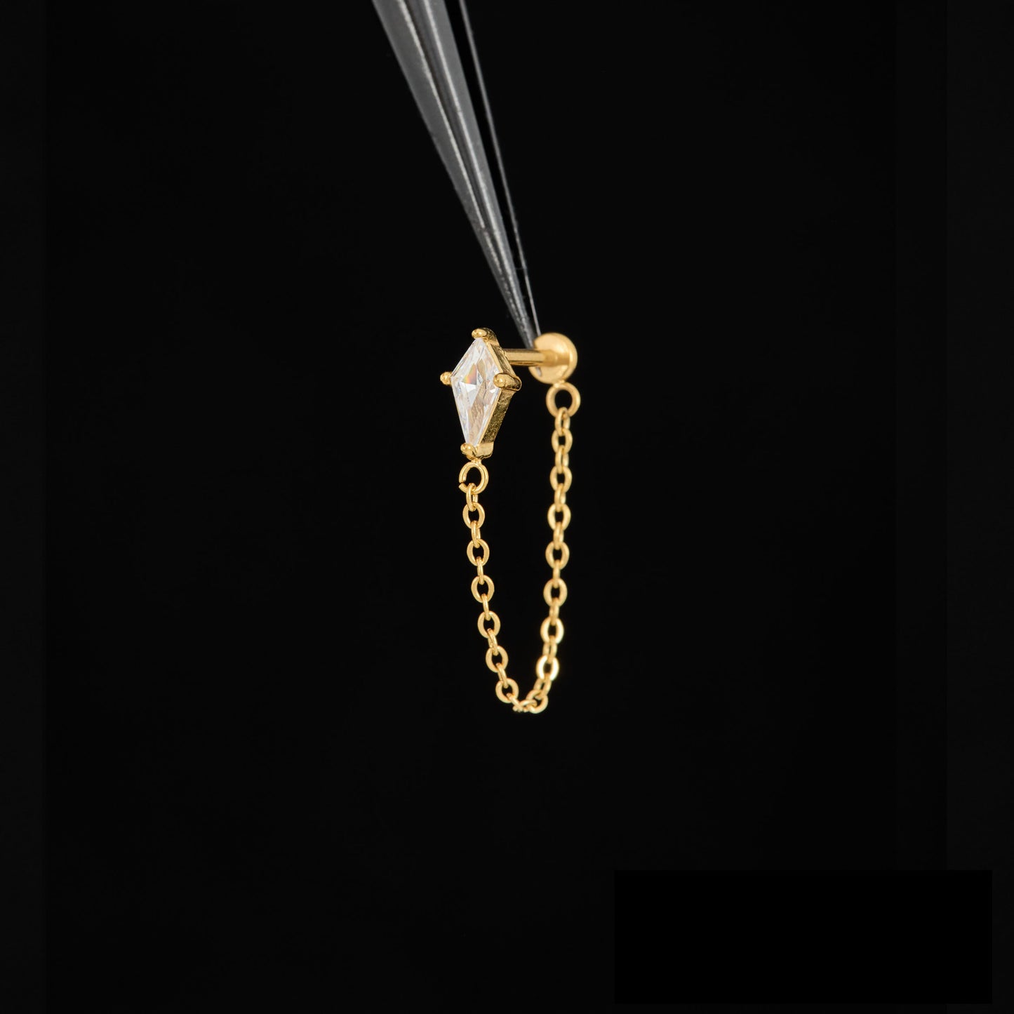 CZ Chain Push Pin