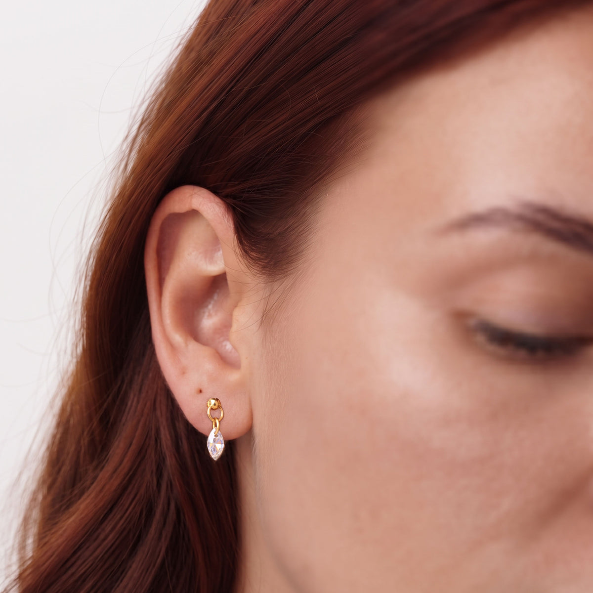 Marquise Dangle Push Pin