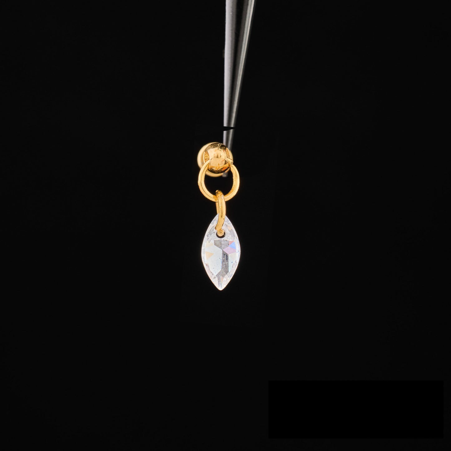 Marquise Dangle Push Pin