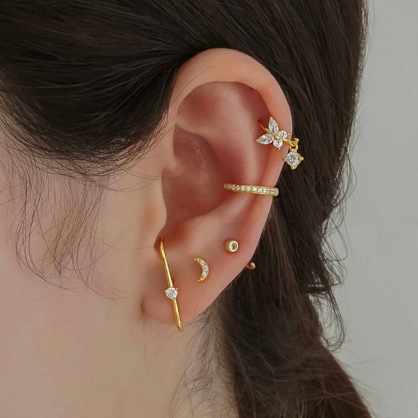Tiny Moon Stud