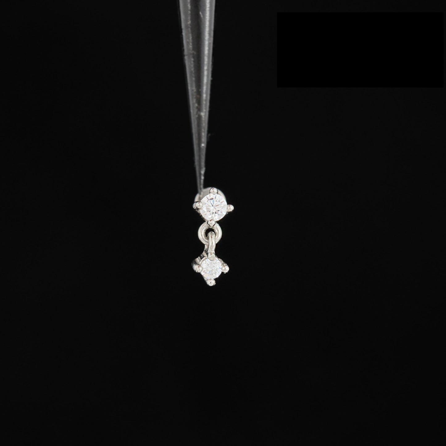 CZ Dangle Push Pin