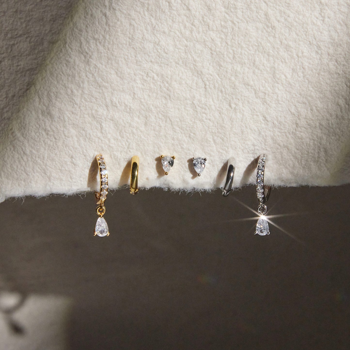 Pear Shape Dangle Set