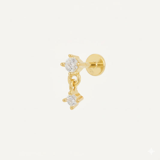 CZ Dangle Push Pin