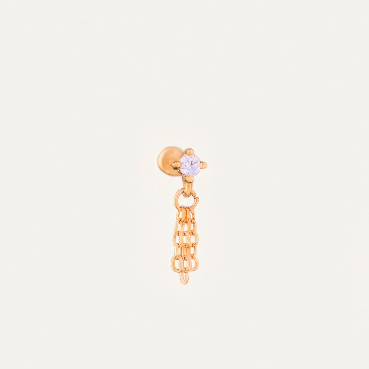 Layered Chain Drop Push Pin