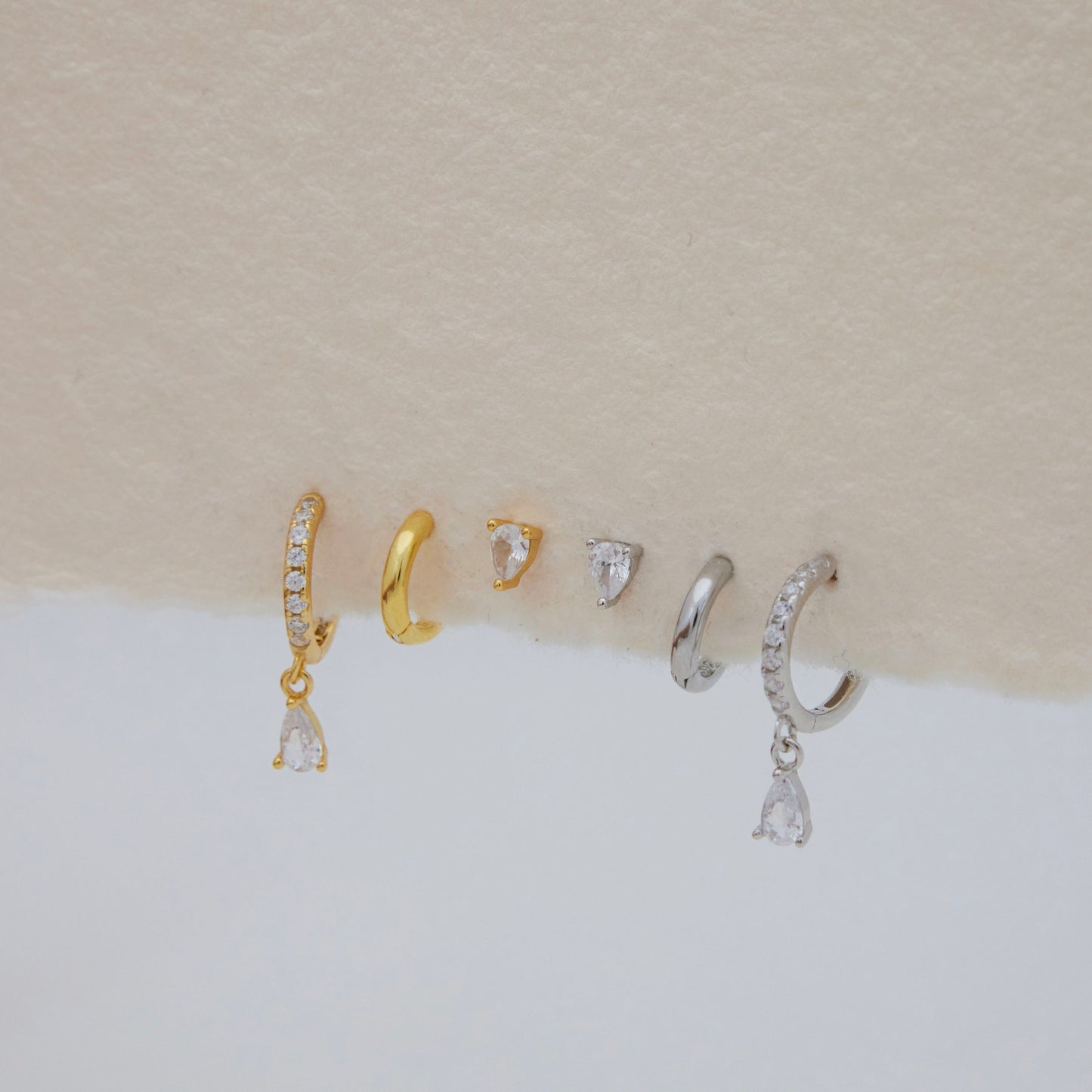 Pear Shape Dangle Set