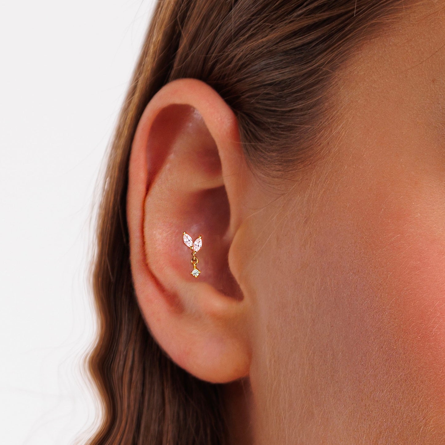 Marquise Dangle Push Pin