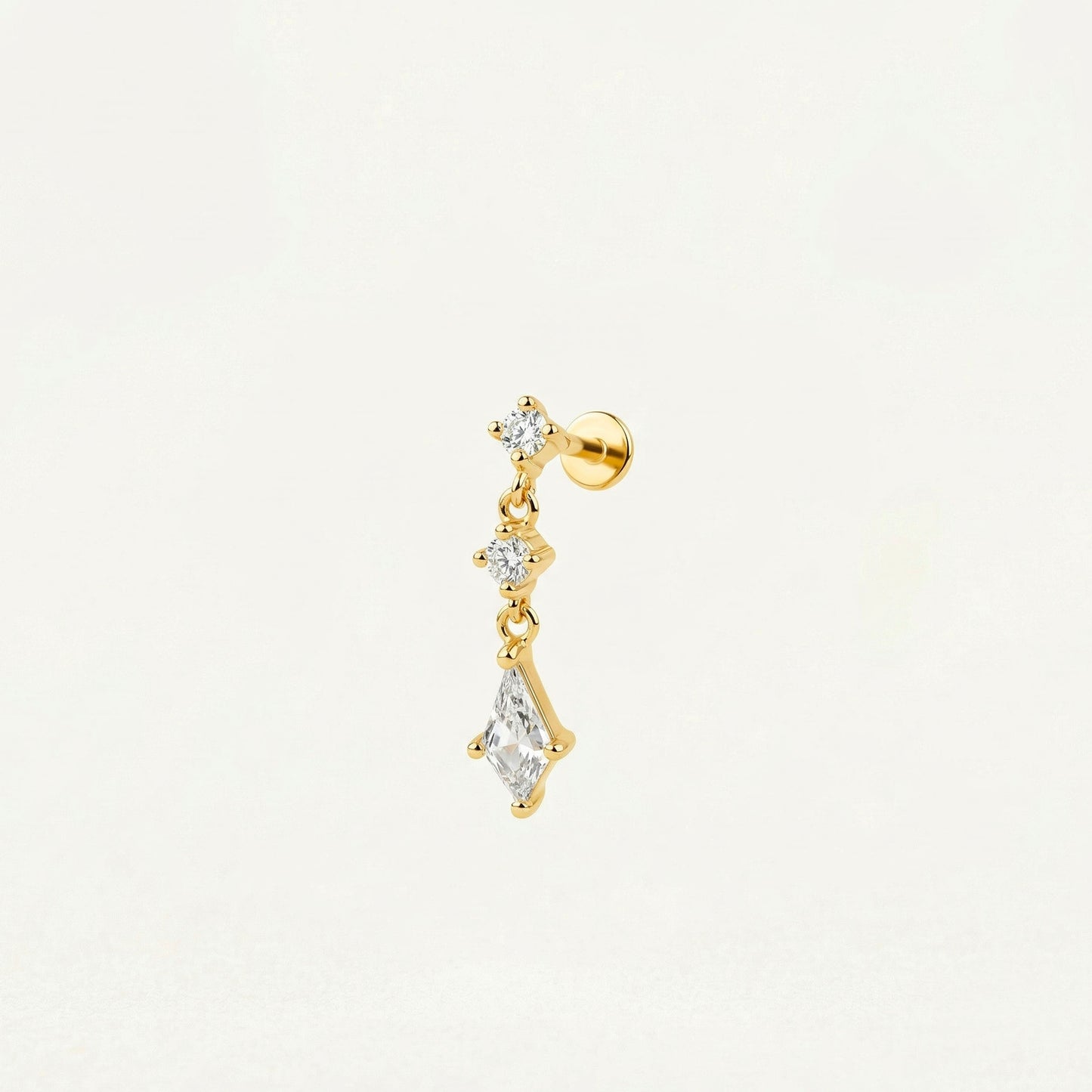 Cz Dangle Push Pin