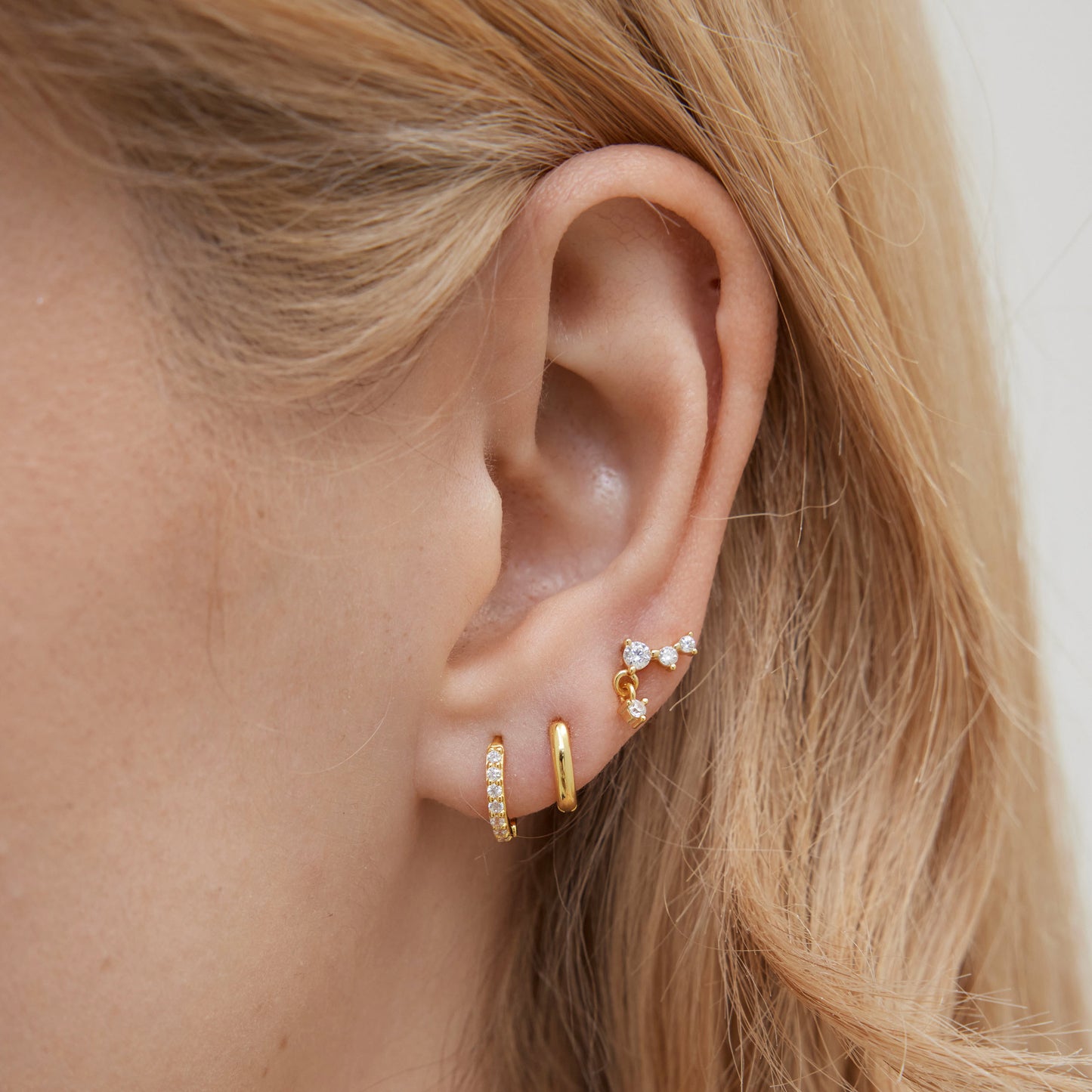 CZ Climber Dangle stud