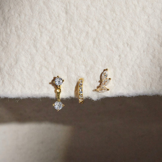 Front Back Earring Set