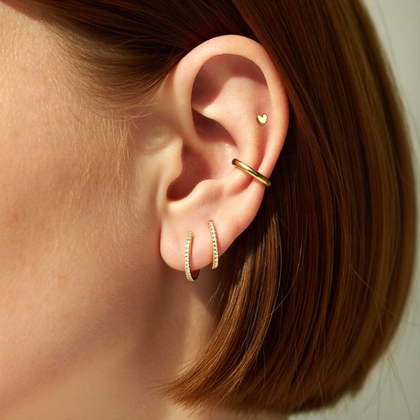 Heart Threaded Labret