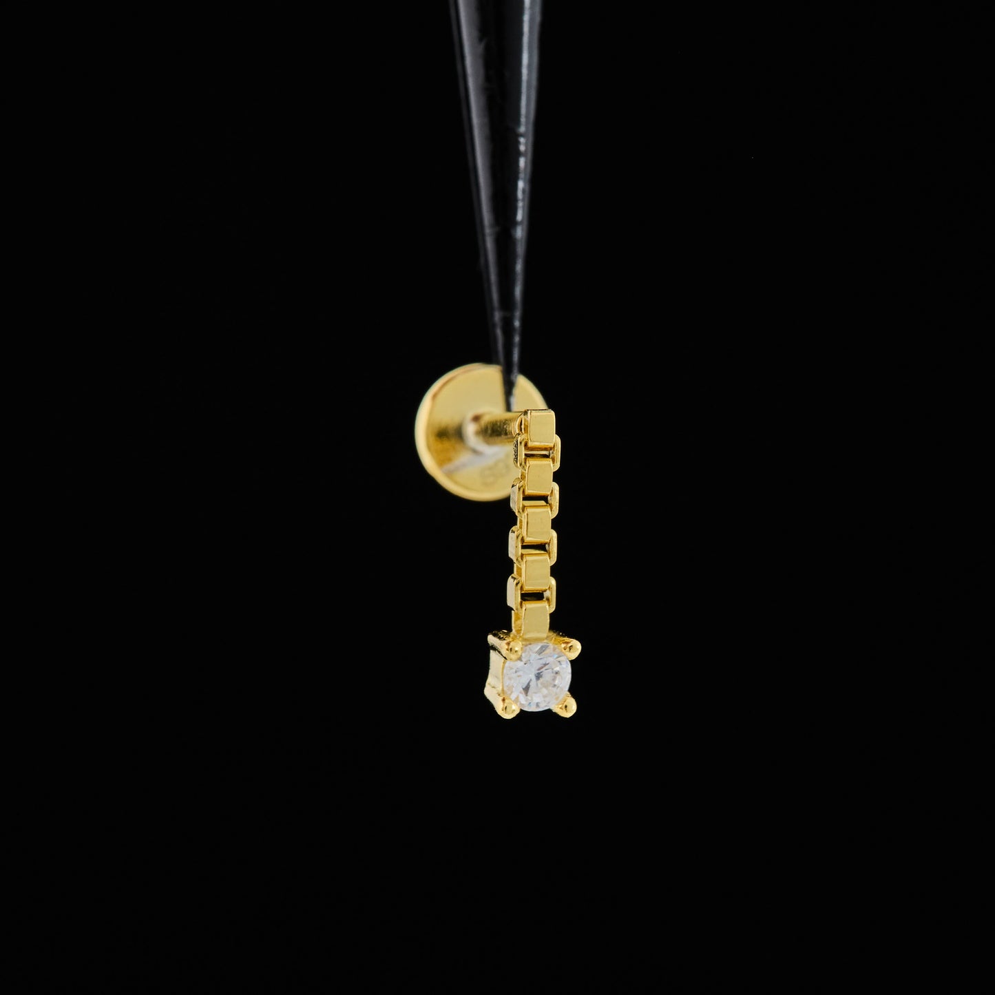 Chain Dangle Threaded Labret