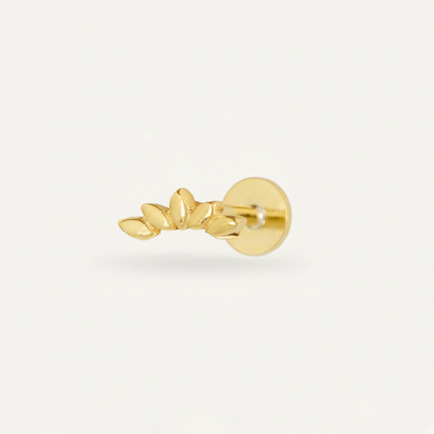 Leaf Threaded Labret