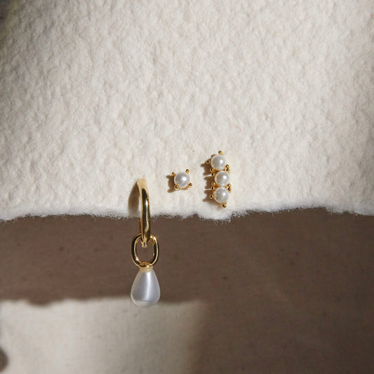 Pearl Dangle Set