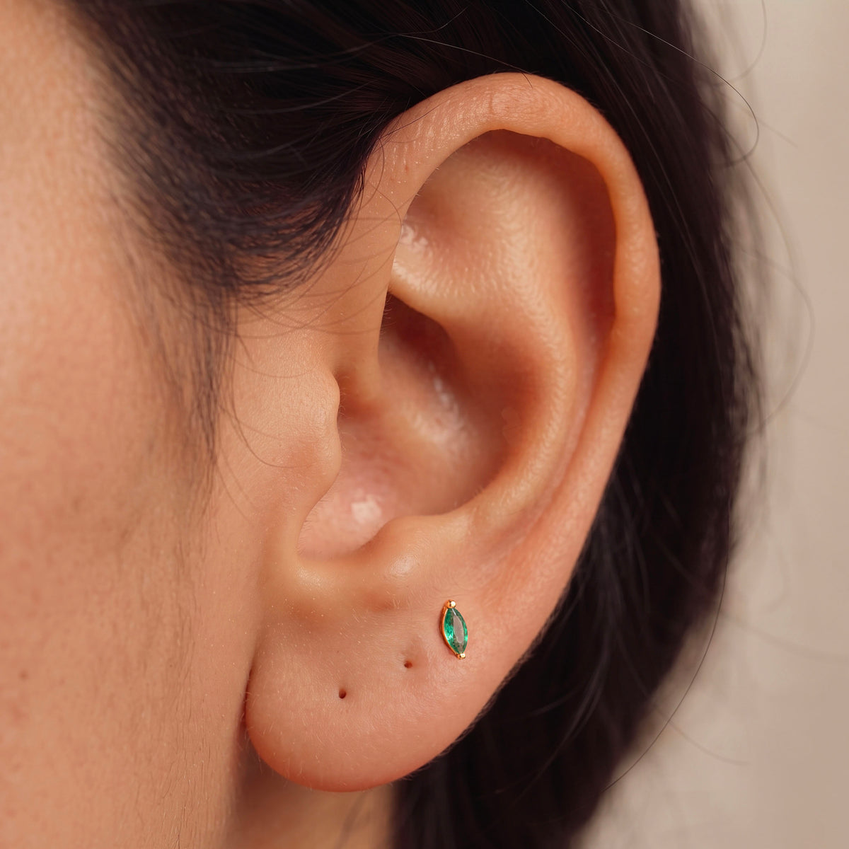 Tiny Marquise Push Pin