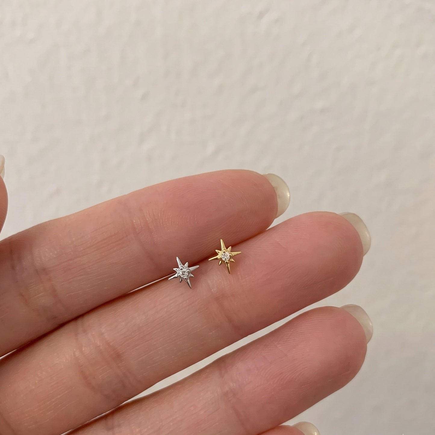 CZ Starburst Stud