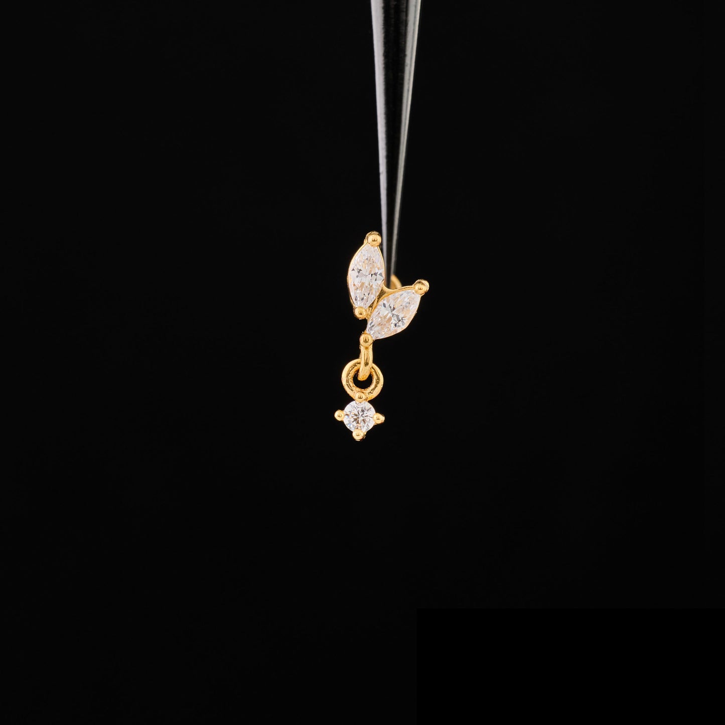 Marquise Dangle Push Pin