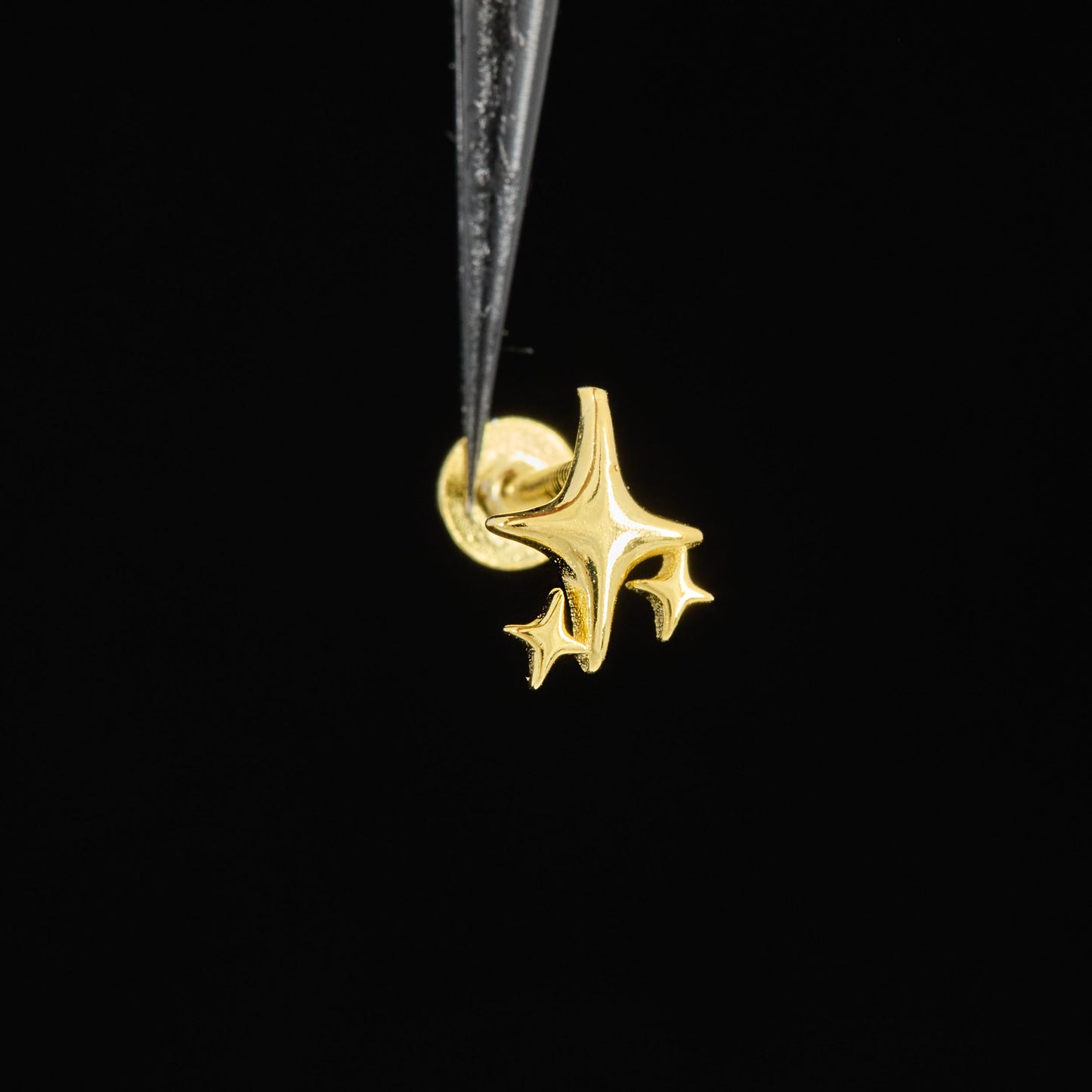 Spiky Star Threaded Labret